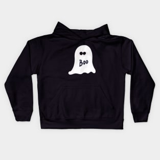 Boo Ghost Halloween Kids Hoodie